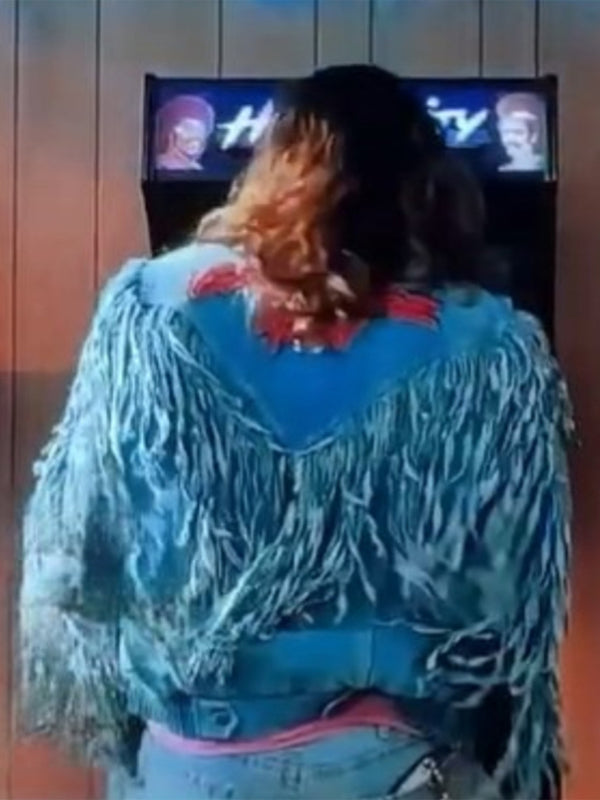 A Minecraft Movie 2025 Jason Momoa Blue Jacket