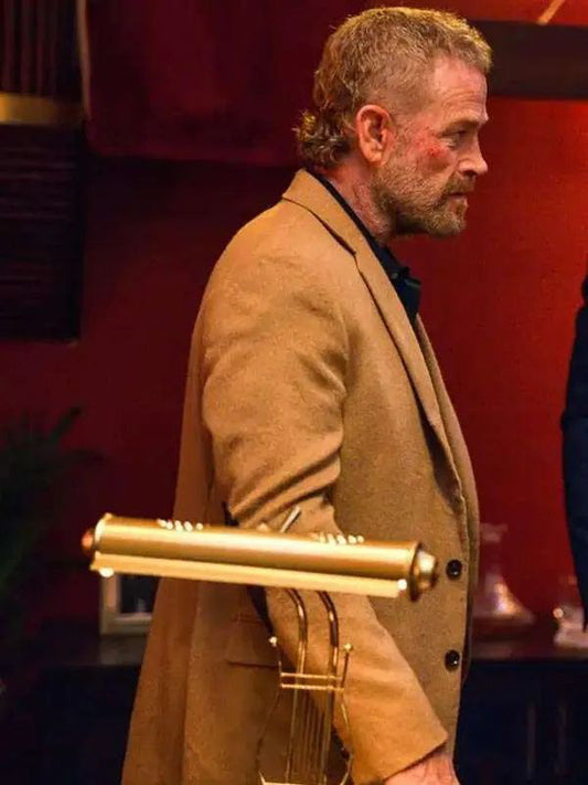 Hollywood Grit Max Martini Brown Wool Coat