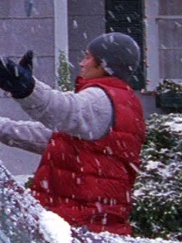 Oliver Hudson Dawson’s Creek Red Puffer Vest