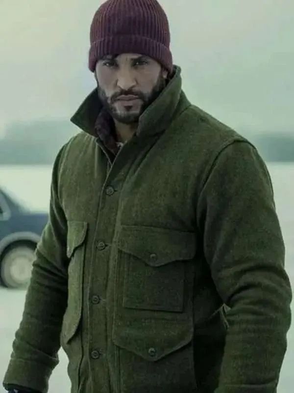 American Gods Season 03 Ricky Whittle Green Wool Jacket