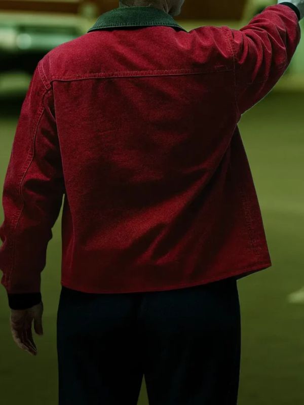 American Sweatshop Lili Reinhart Red Bomber Jacket