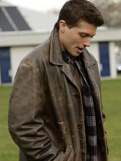 Dean Winchester Supernatural Brown Leather Coat