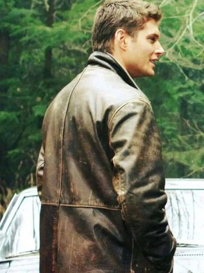 Dean Winchester Supernatural Brown Leather Coat