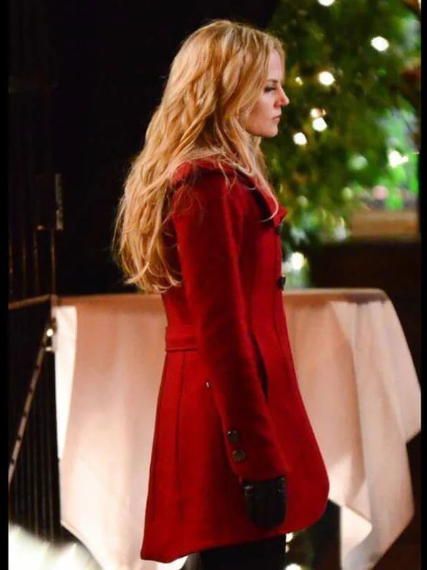 Jennifer Morrison Once Upon a Time Red Wool Coat