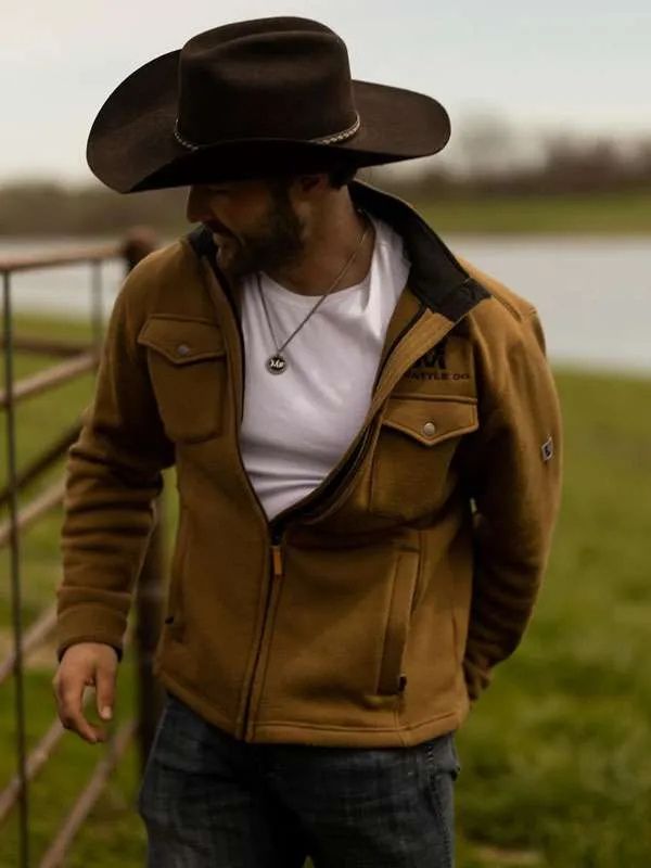 The McBee Dynasty Steven McBee Jr. Brown Wool Jacket