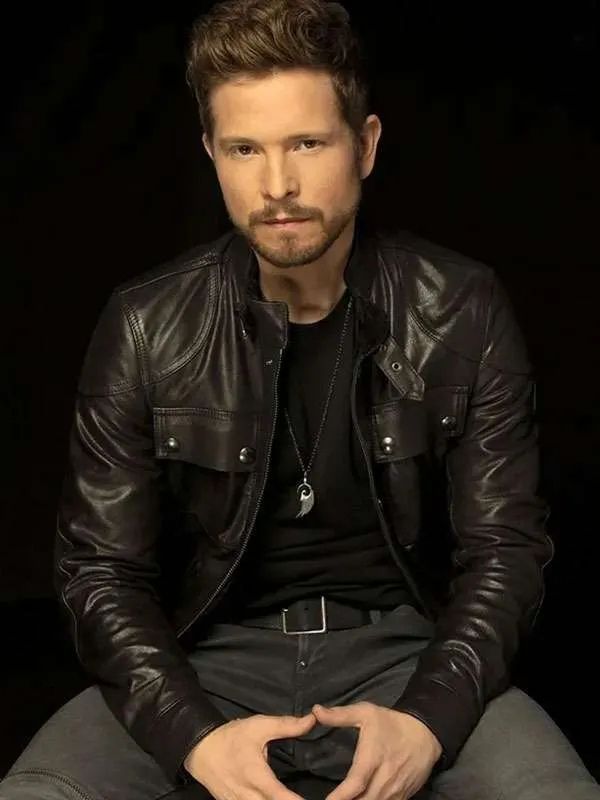 The Resident S05 Conrad Hawkins Black Leather Jacket