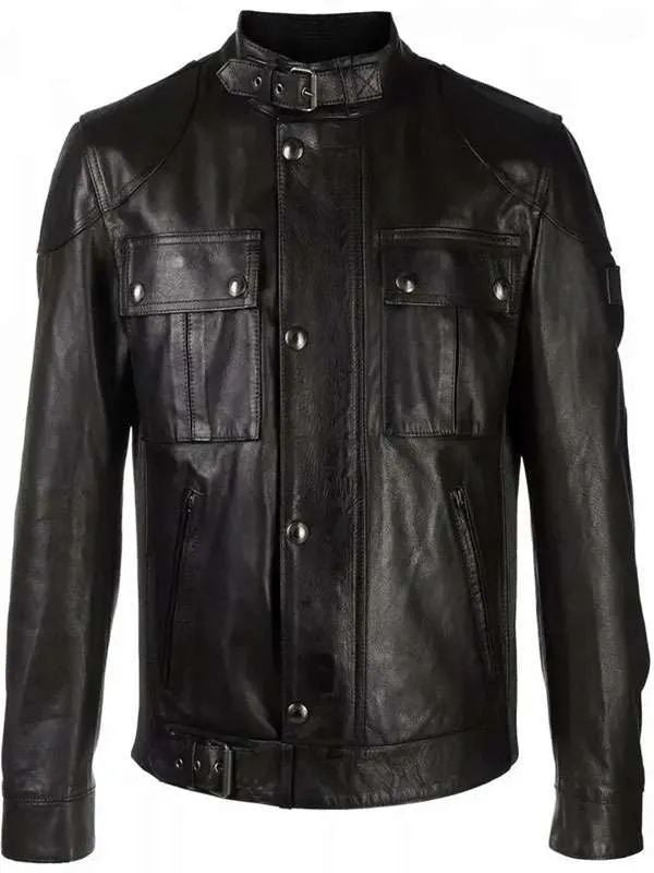 The Resident S05 Conrad Hawkins Black Leather Jacket