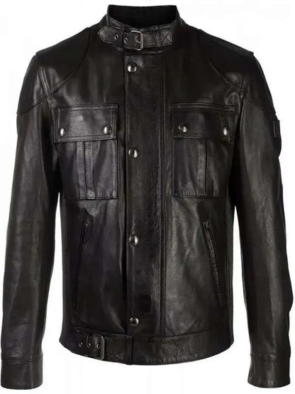 The Resident S05 Conrad Hawkins Black Leather Jacket