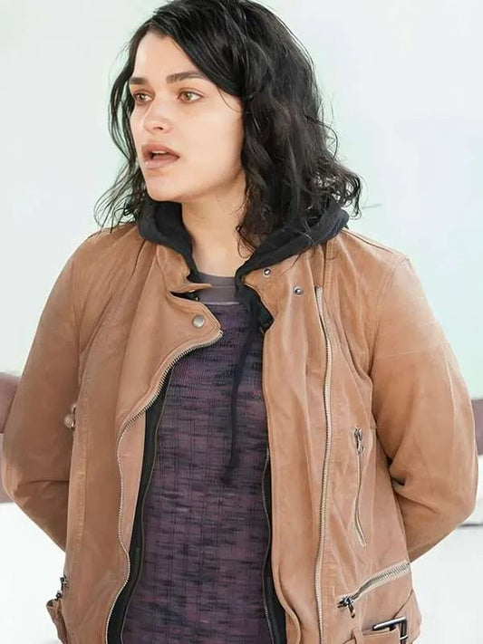 The Rookie S02 Bianca Windle Brown Leather Jacket