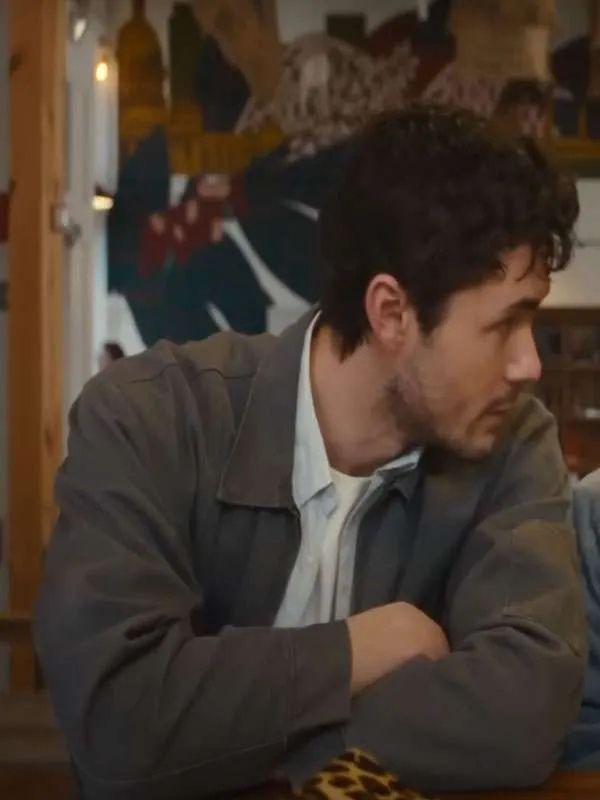 The Threesome Jonah Hauer-King Gray Cotton Jacket