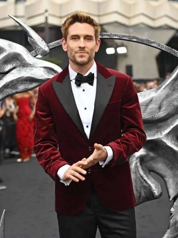 The Witcher S03 Bart Edwards Red Velvet Blazer