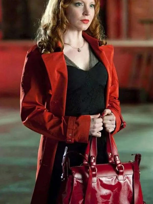 Torchwood Lauren Ambrose Red Cotton Coat