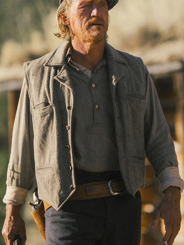 Yellowstone 1923 Jerome Flynn Gray Vest