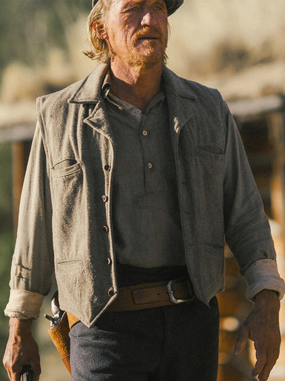 Yellowstone 1923 Jerome Flynn Gray Vest